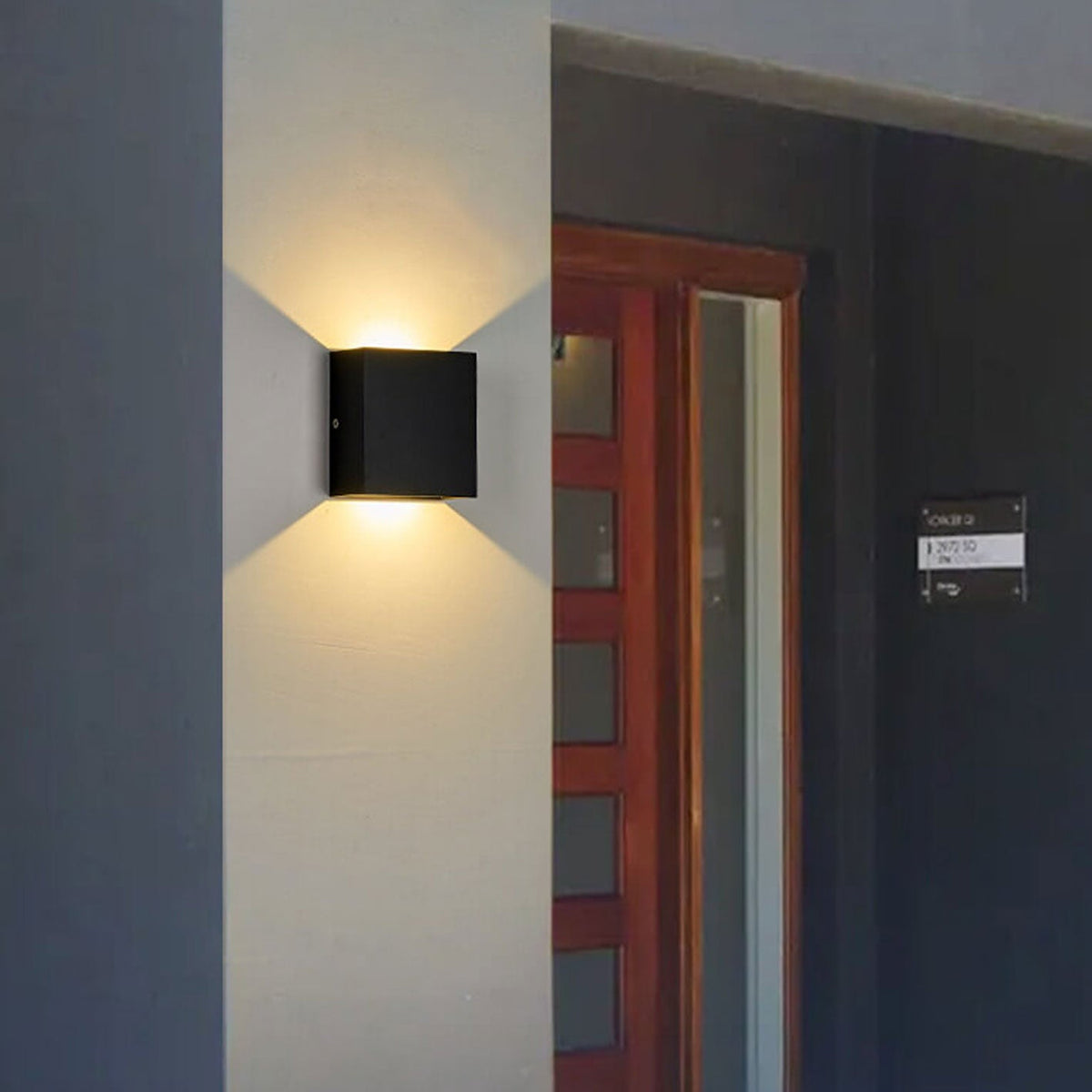 Motion Sensor Wall Light Adjustable Outdoor LED Illumination