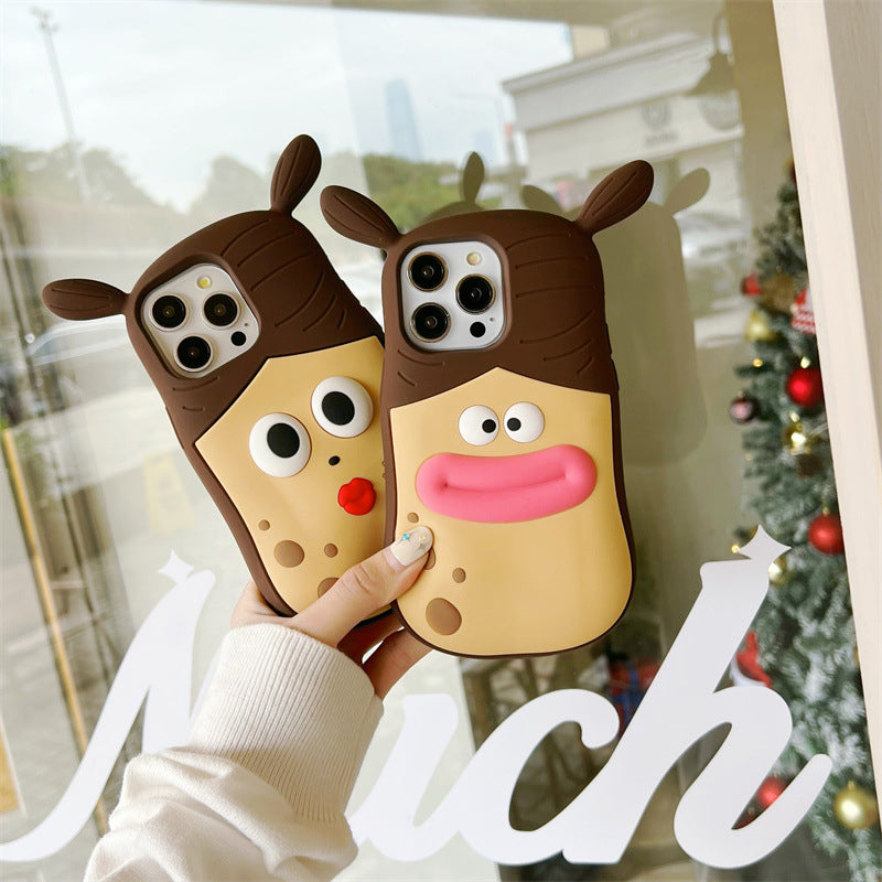 Cute Frog Cartoon Phonecase – Playful 3D Design