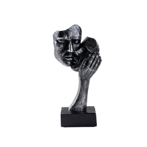 Abstract Art Sculpture Contemporary Couple Statue for Home Display