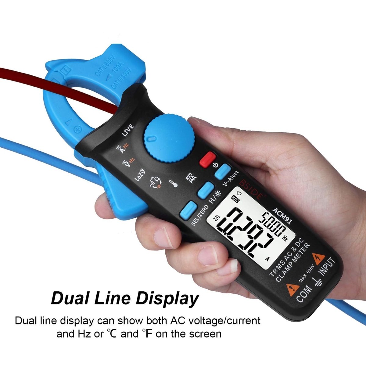 1mA AC/DC AMP Clamp Meter