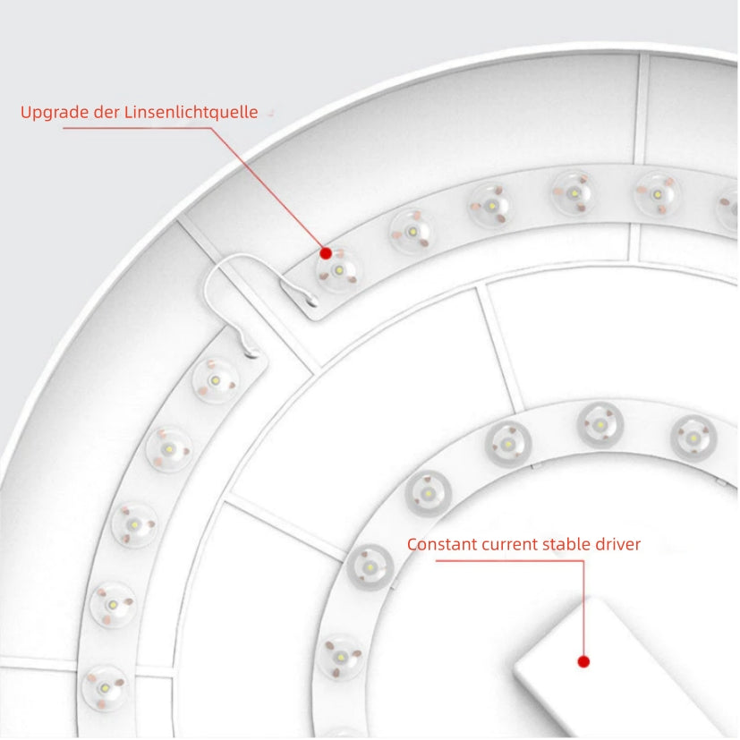 Slim Round Ceiling Light Bright Flush Mount for Bathrooms & Balconies