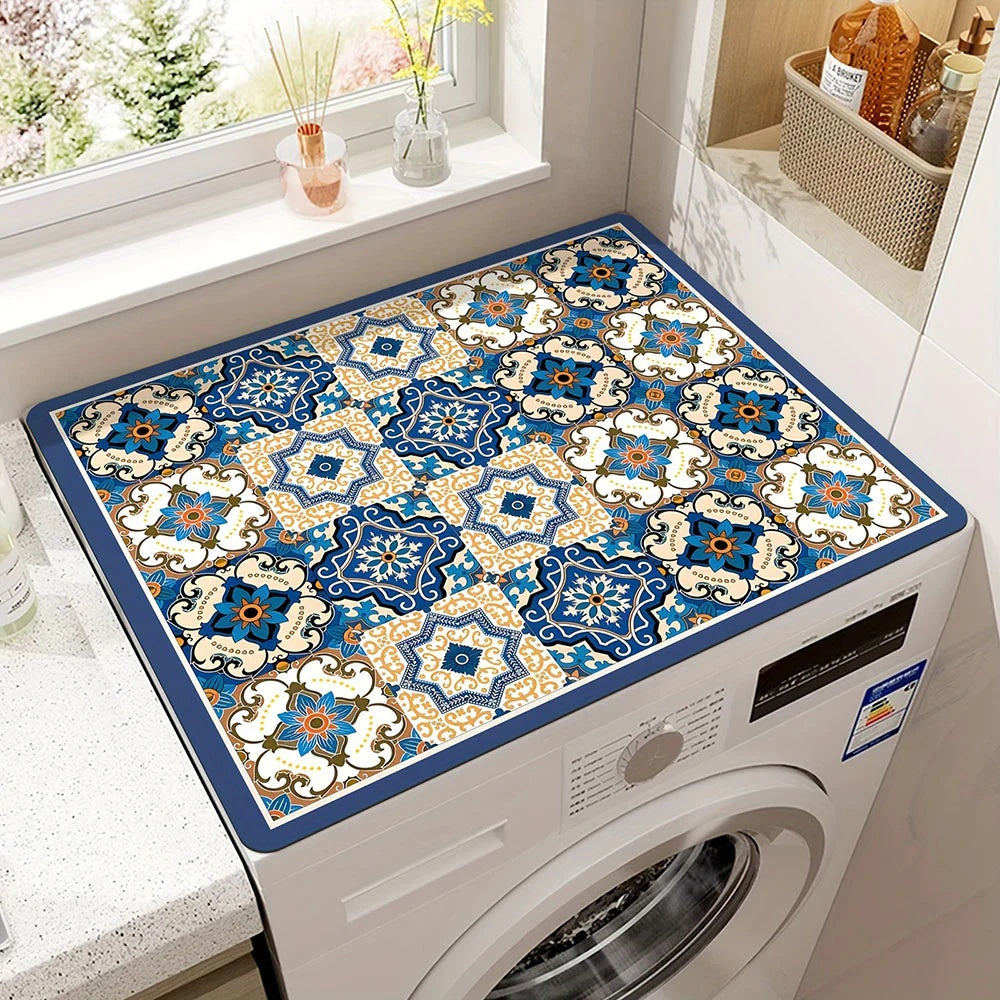 Stylish Mandala Appliance Mat Dustproof Spill‑Resistant Surface Protector