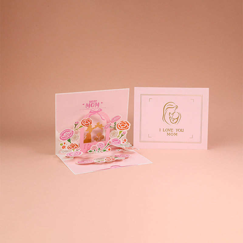 Mother’s Day 3D Flower Card Unique Keepsake for Her