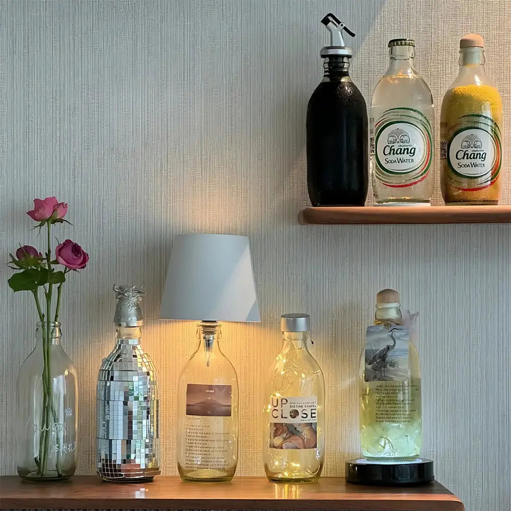 Bottle Lamp Converter Rechargeable LED