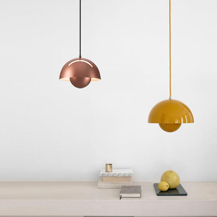 Nordic Dome Pendant Light Contemporary Minimal Ceiling Lighting