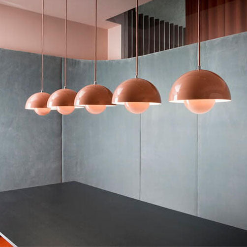 Nordic Dome Pendant Light Contemporary Minimal Ceiling Lighting