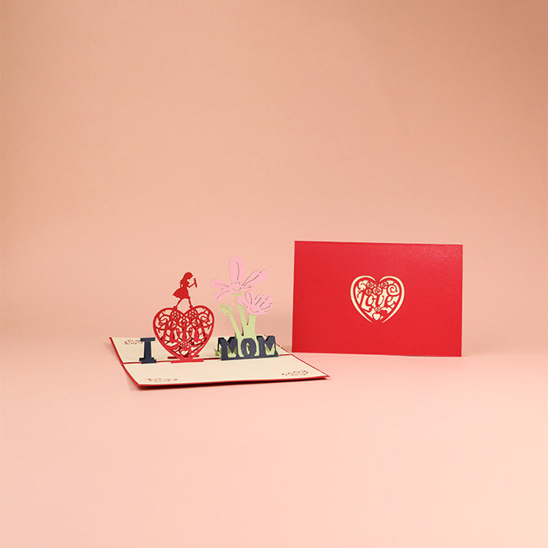 Mother’s Day 3D Flower Card Unique Keepsake for Her