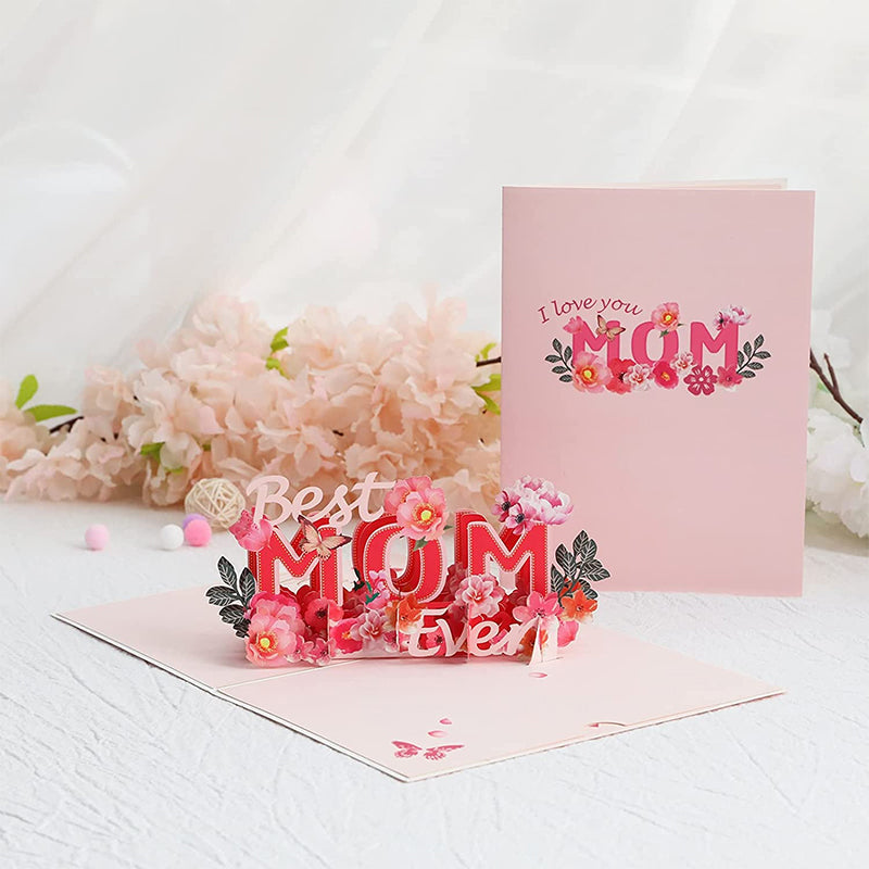 Mother’s Day 3D Flower Card Unique Keepsake for Her