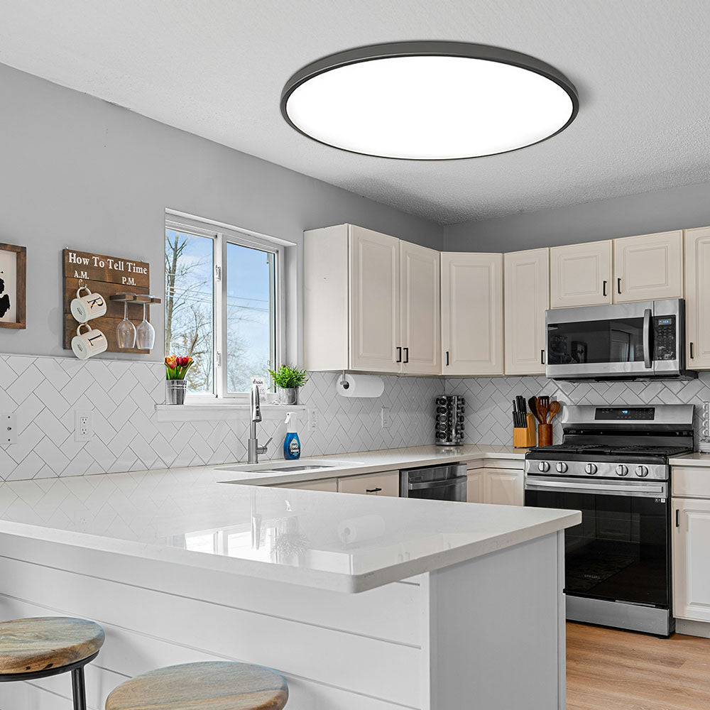 Modern Round LED Ceiling Light Bright Flush Mount Indoor Lighting