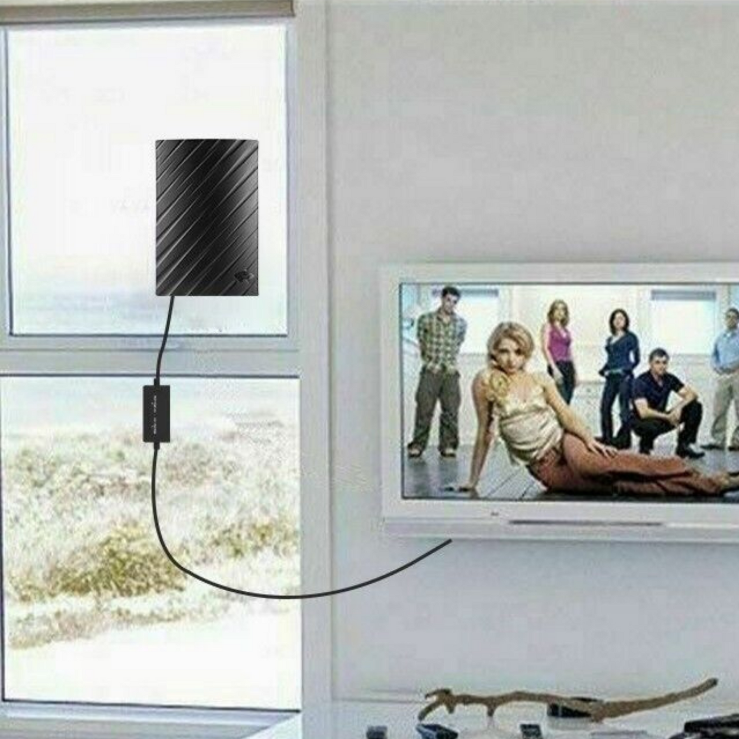 TV Aerial Indoor 4K Long Range Antenna