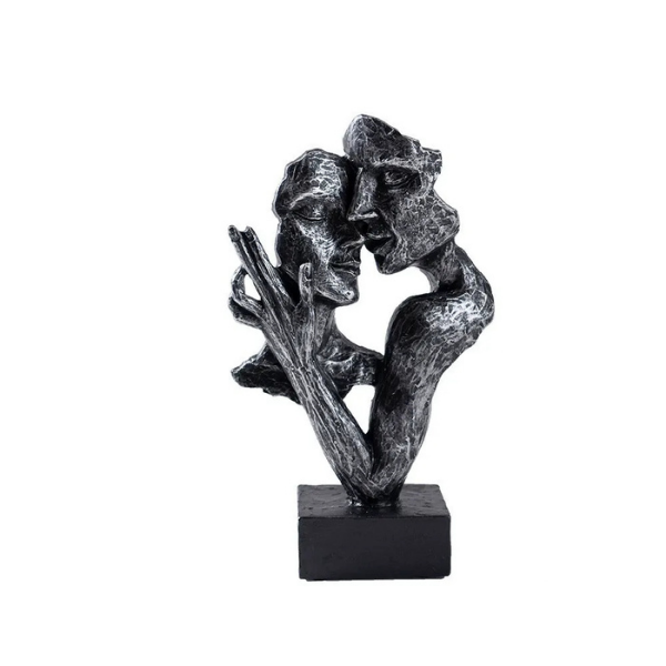 Abstract Art Sculpture Contemporary Couple Statue for Home Display