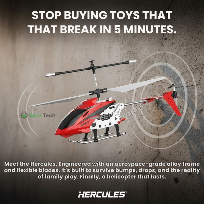 Durable Remote Control Helicopter LED Lights & Crash‑Resistant