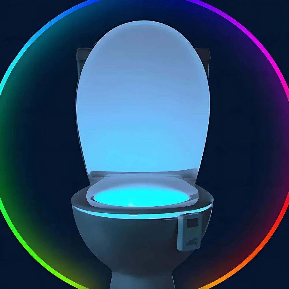 Smart Toilet Bowl Light Motion‑Activated LED