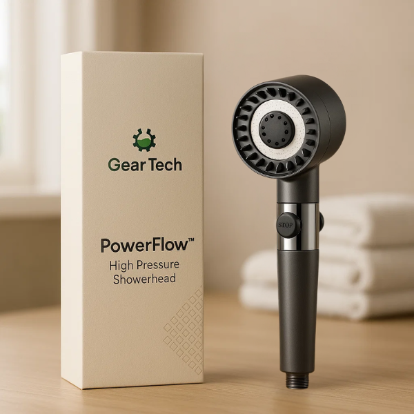 Spa‑Style Shower Head with Pressure Boost