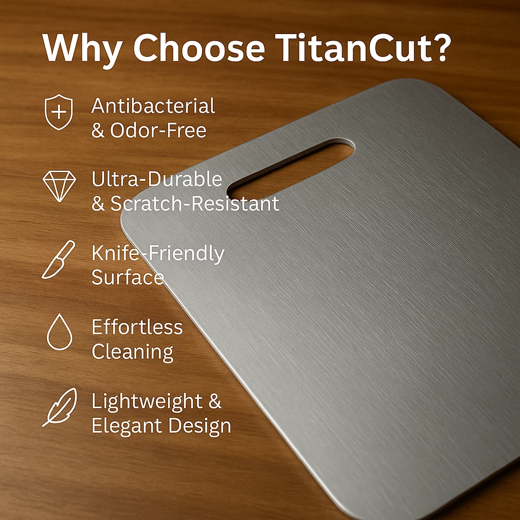 Scratch‑Resistant Kitchen Cutting Board Odour‑Free & Dishwasher Safe