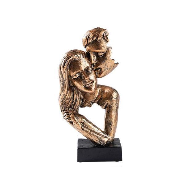 Abstract Art Sculpture Contemporary Couple Statue for Home Display
