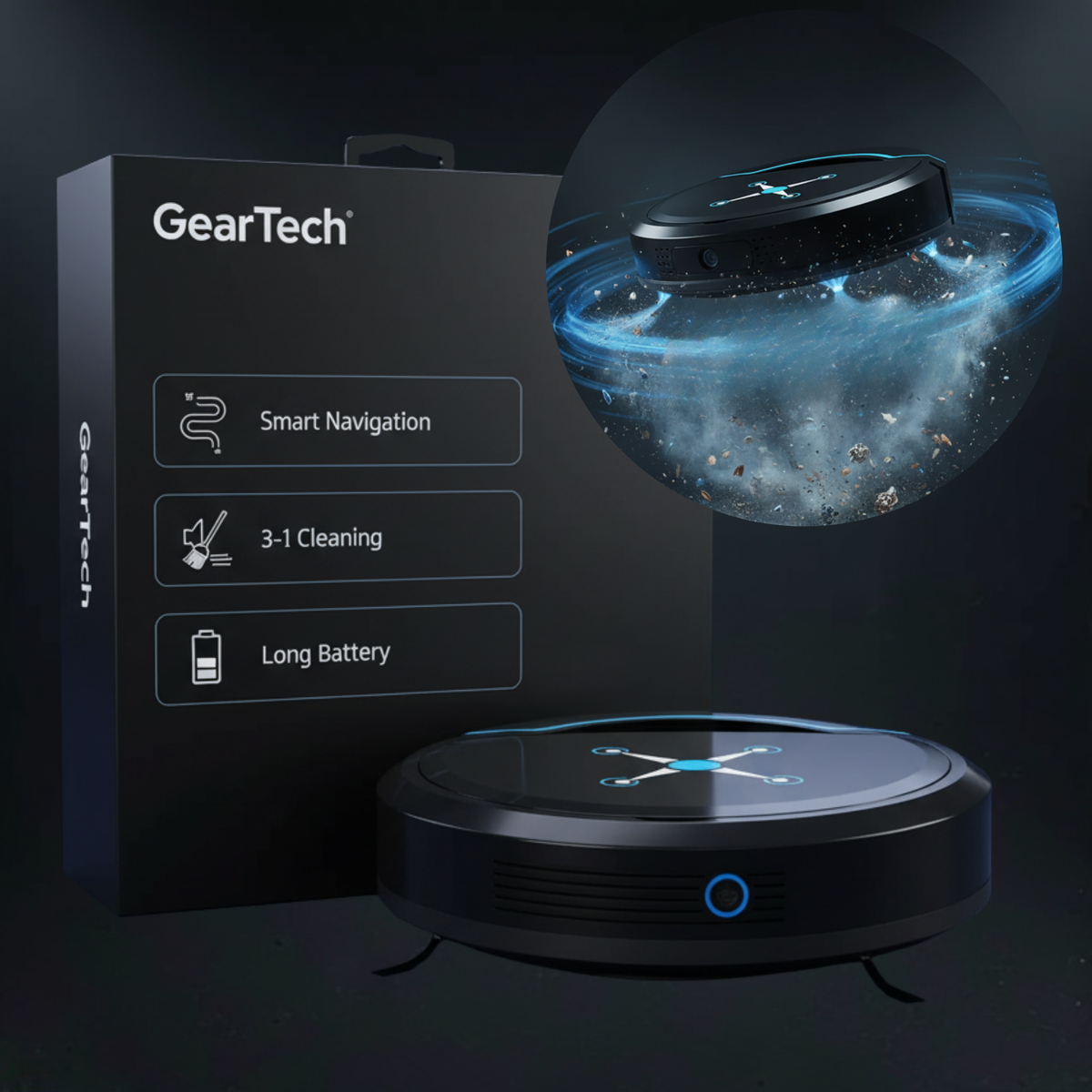 Smart Robot Vacuum Cleaner Automatic Multi-Function Cleaning