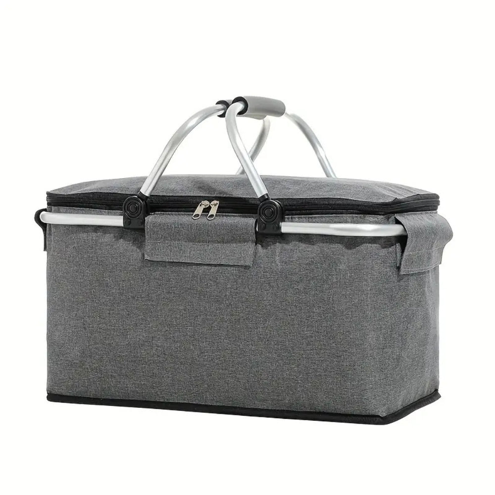 Foldable Insulated Picnic Basket 18L Portable Cooler