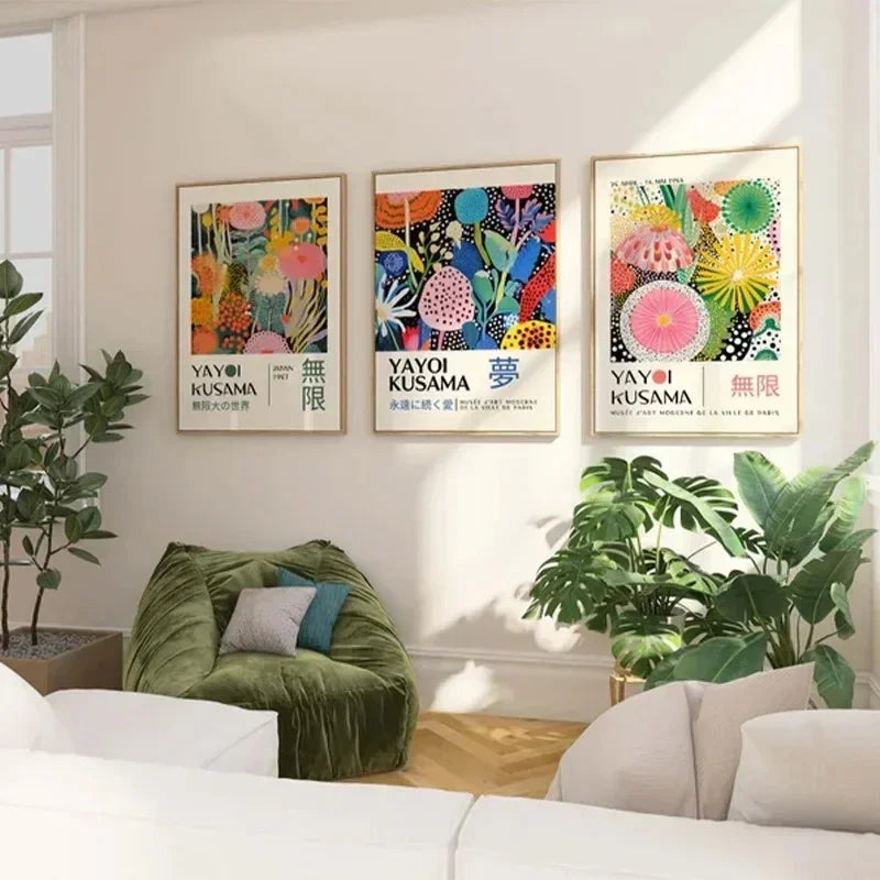 Vibrant Japanese‑Inspired Wall Art Decoration