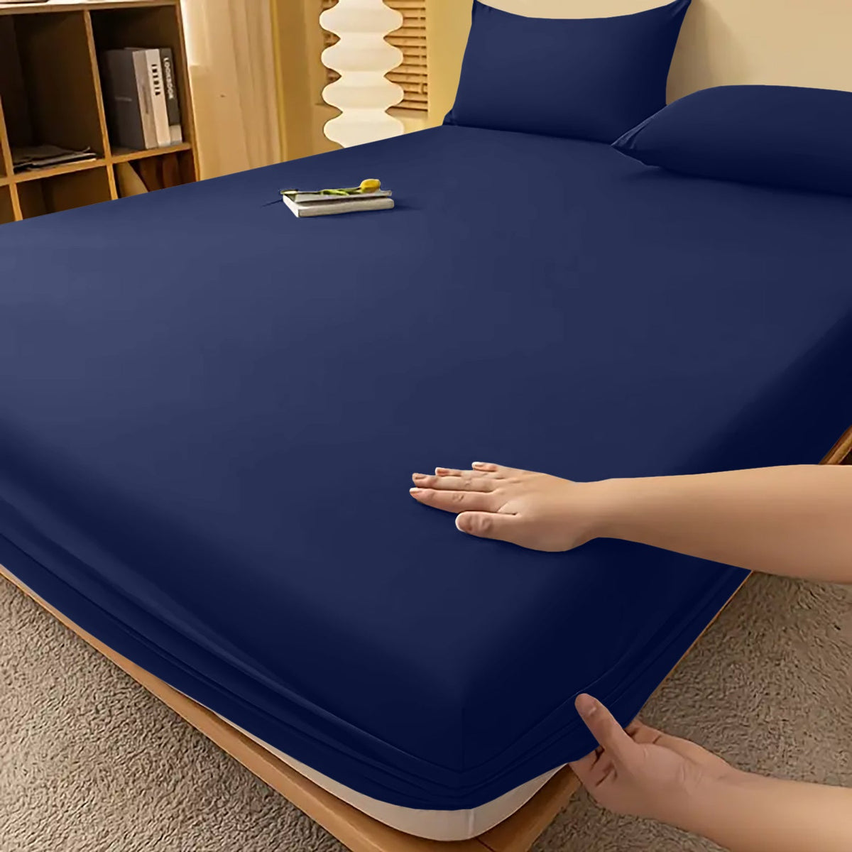 Extra Deep Fitted Bed Sheet – Wrinkle-Resistant All Season Bedding