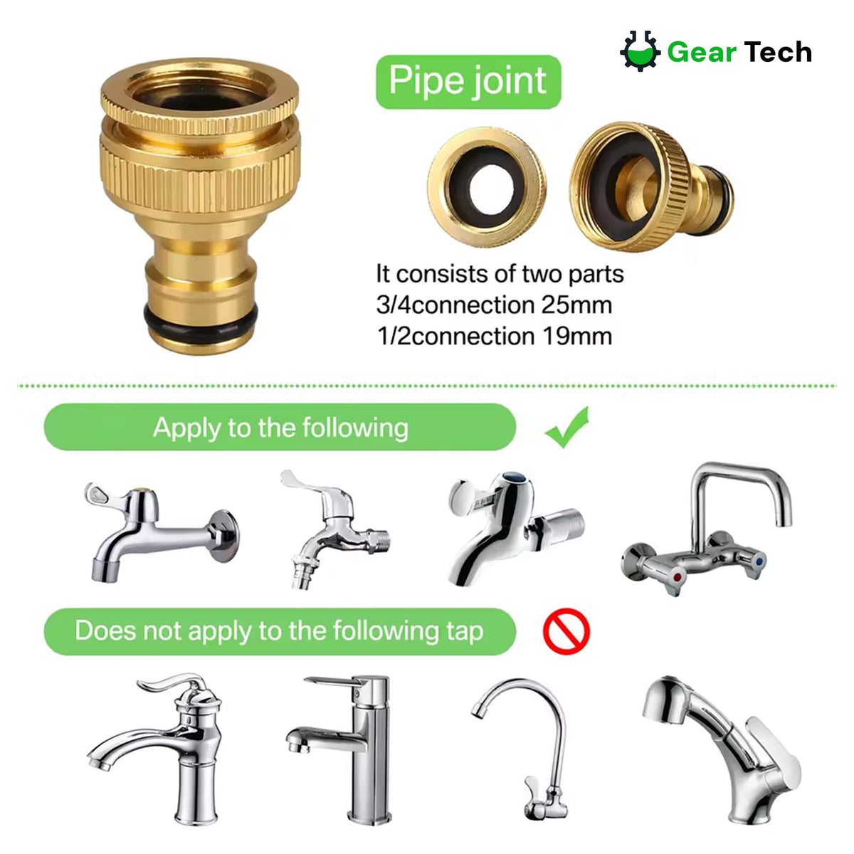 Expandable Garden Hose with 8‑Mode Spray Nozzle Leak‑Proof & Anti‑Kink