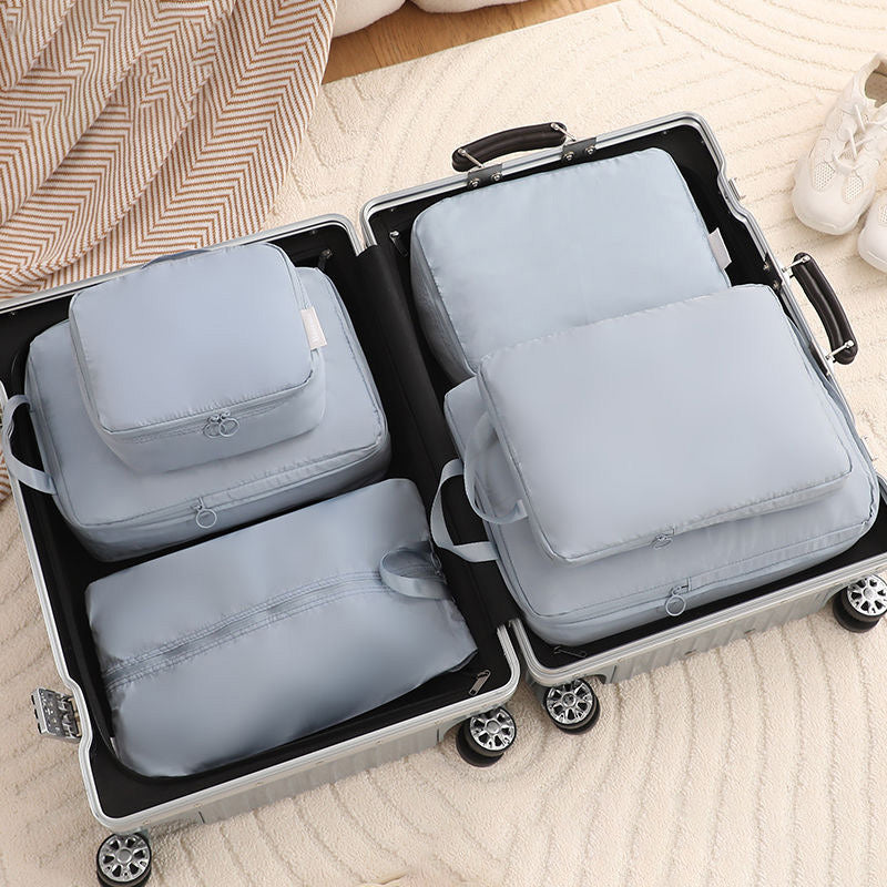 Travel Compression Packing Cubes Set – 6 Organizer Bags