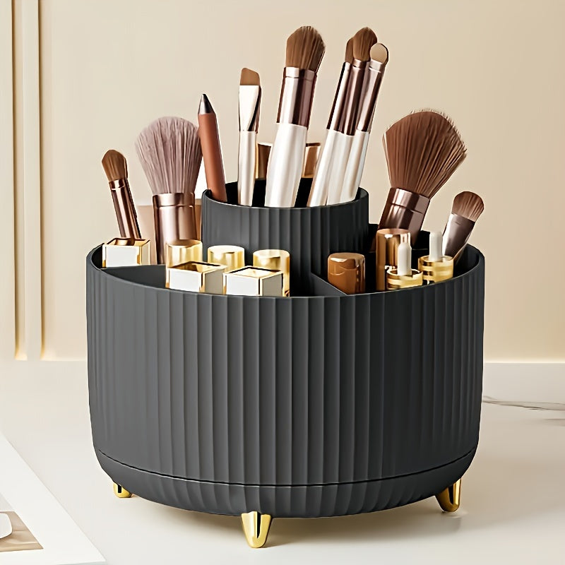 Cosmetic Organizer 360° rotating makeup stand with 5 sections