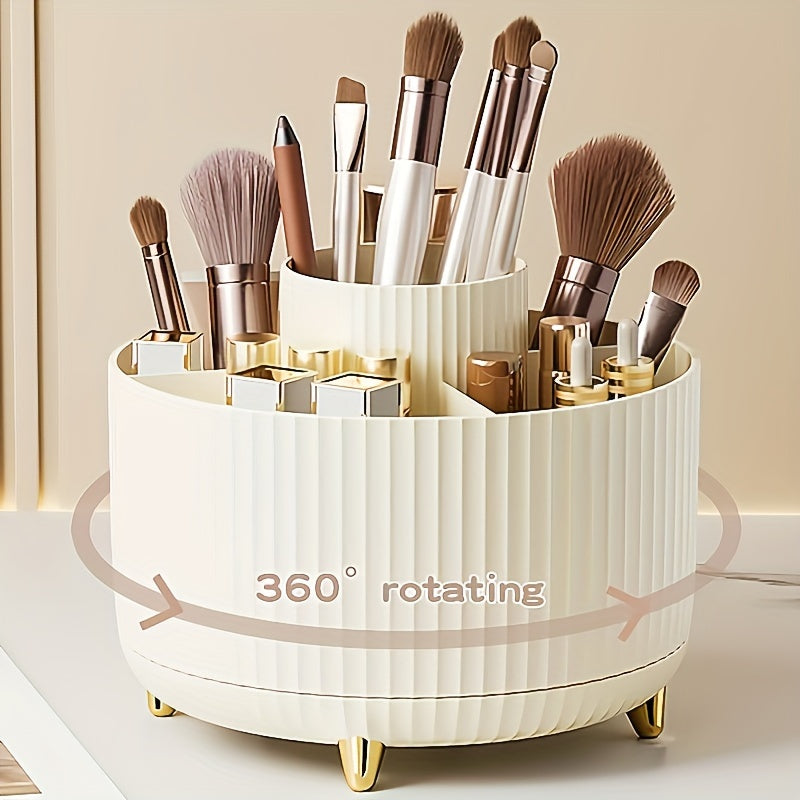 Cosmetic Organizer 360° rotating makeup stand with 5 sections