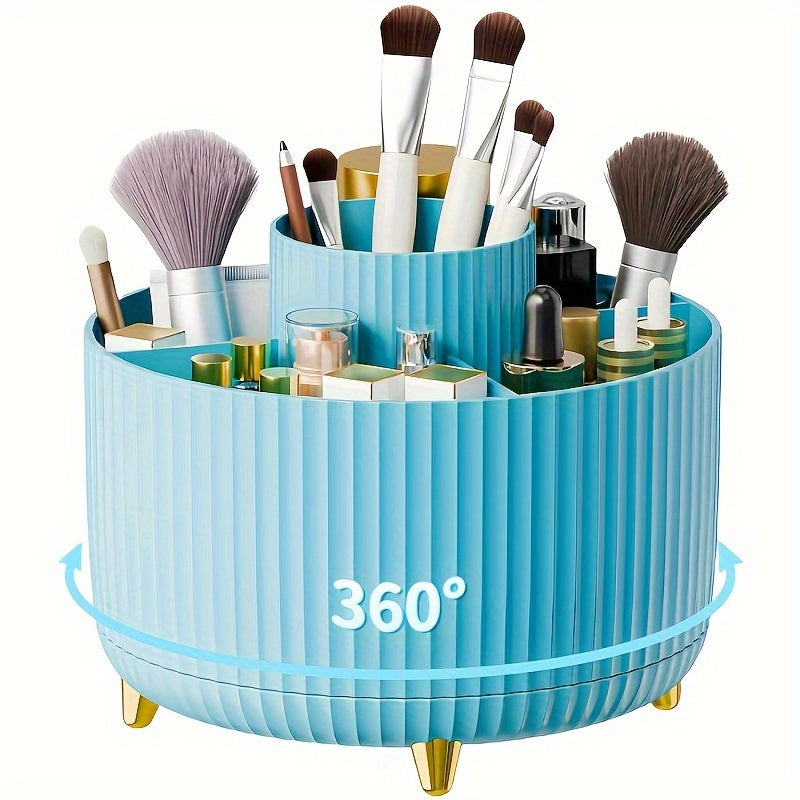 Cosmetic Organizer 360° rotating makeup stand with 5 sections
