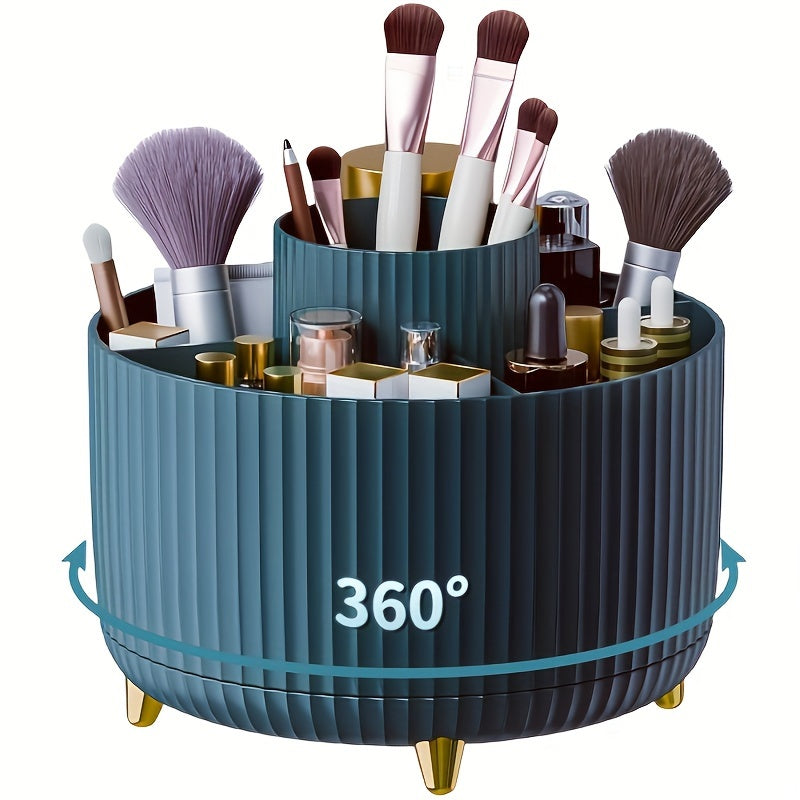Cosmetic Organizer 360° rotating makeup stand with 5 sections