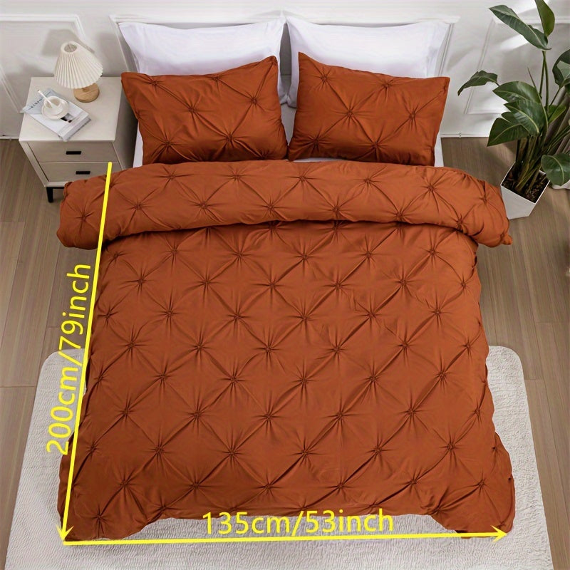 Elegant Pintuck Quilts Bedding Set