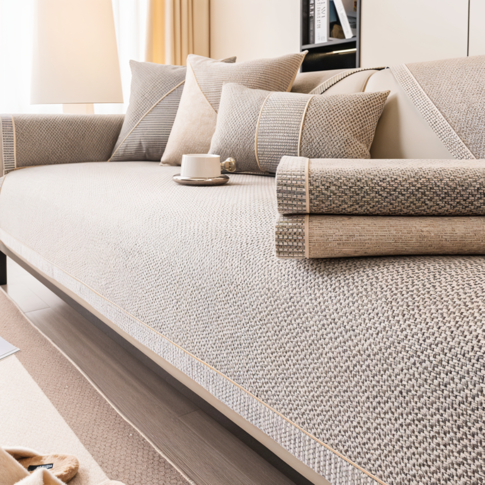 Decorative Quilt Sofa Cover Anti‑Slip Design