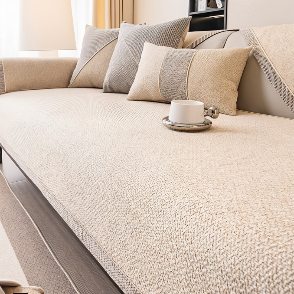 Decorative Quilt Sofa Cover Anti‑Slip Design