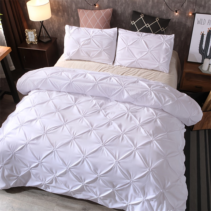 Elegant Pintuck Quilts Bedding Set