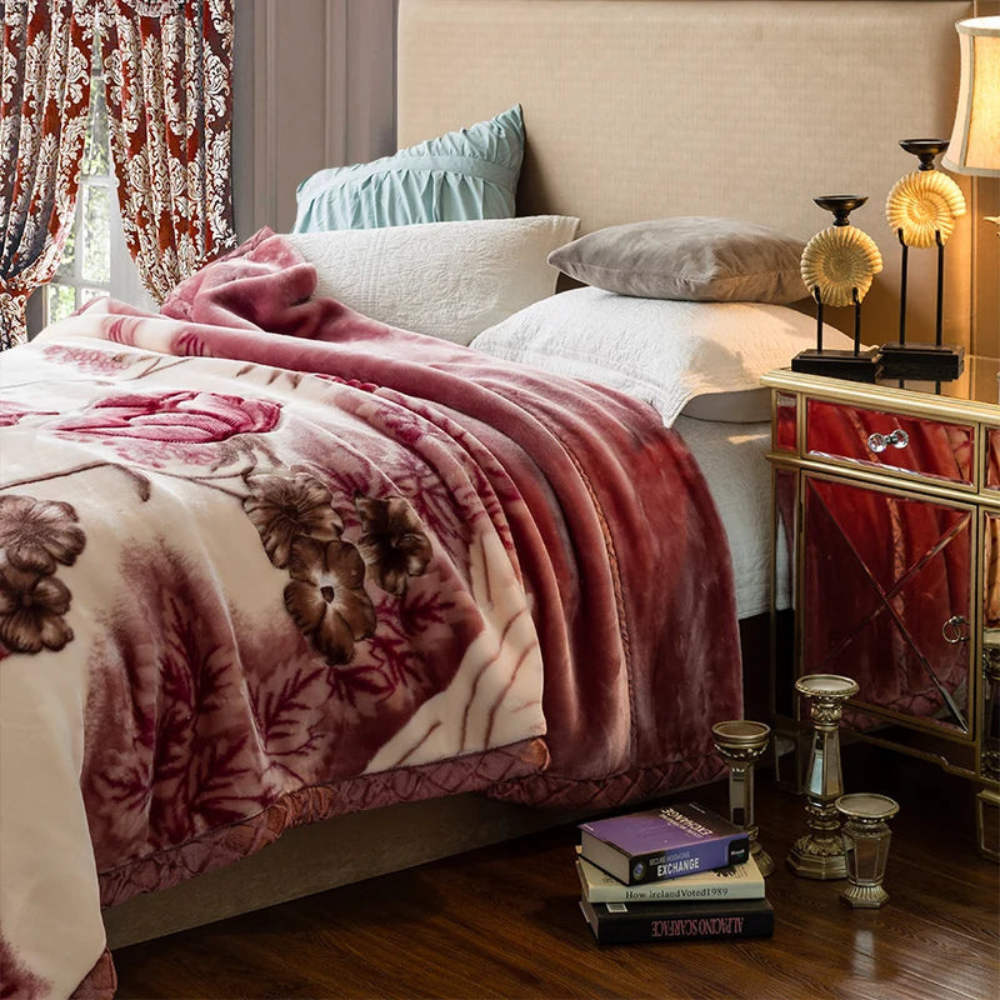 Fluffy Quilts Weighted Blanket for Bedroom Use