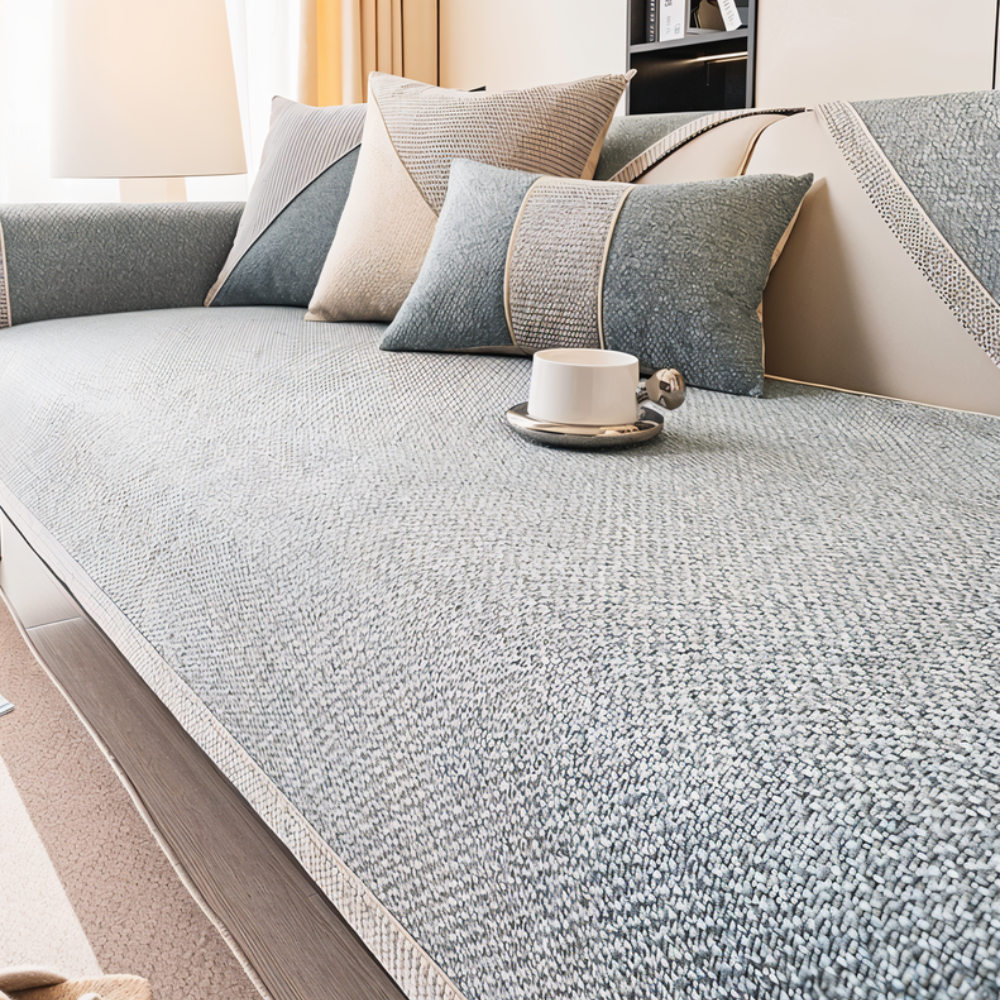 Decorative Quilt Sofa Cover Anti‑Slip Design