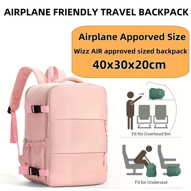 Large Capacity Cabin Backpack with Shoe Compartment