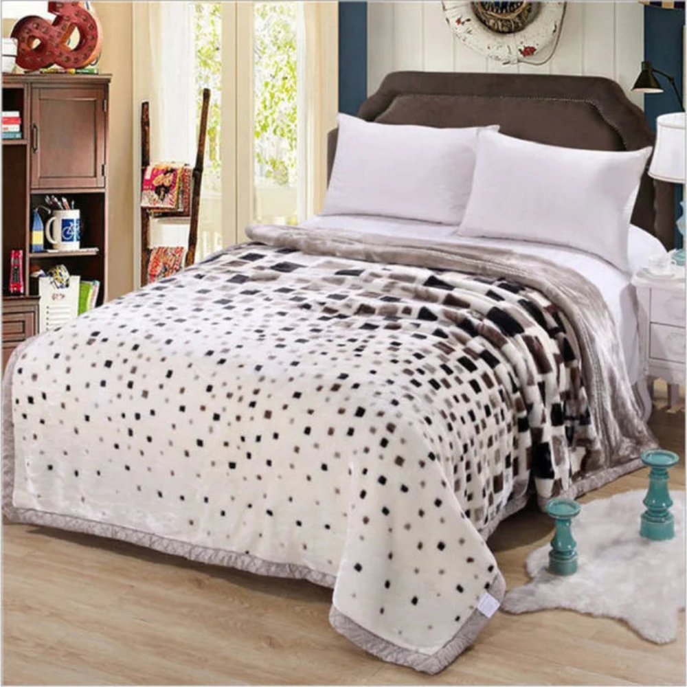 Fluffy Quilts Weighted Blanket for Bedroom Use