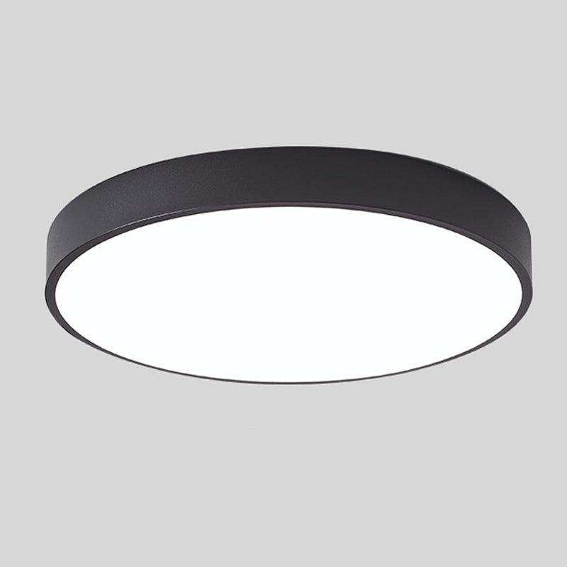 Slim Round Ceiling Light Modern Minimal Glow for Home Spaces
