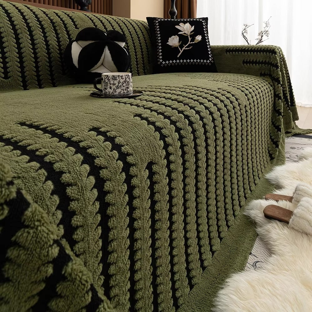 Decorative Tufted Sofa Throw with Cosy Texture