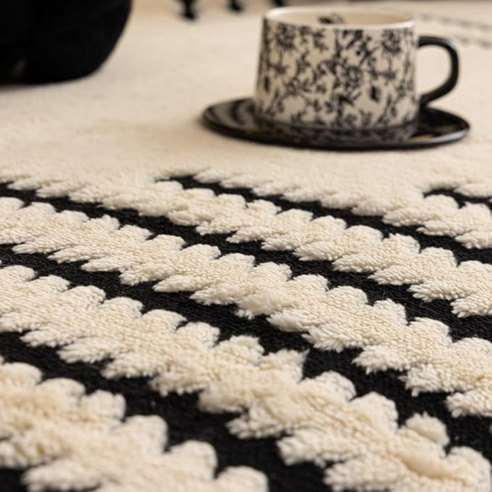 Decorative Tufted Sofa Throw with Cosy Texture