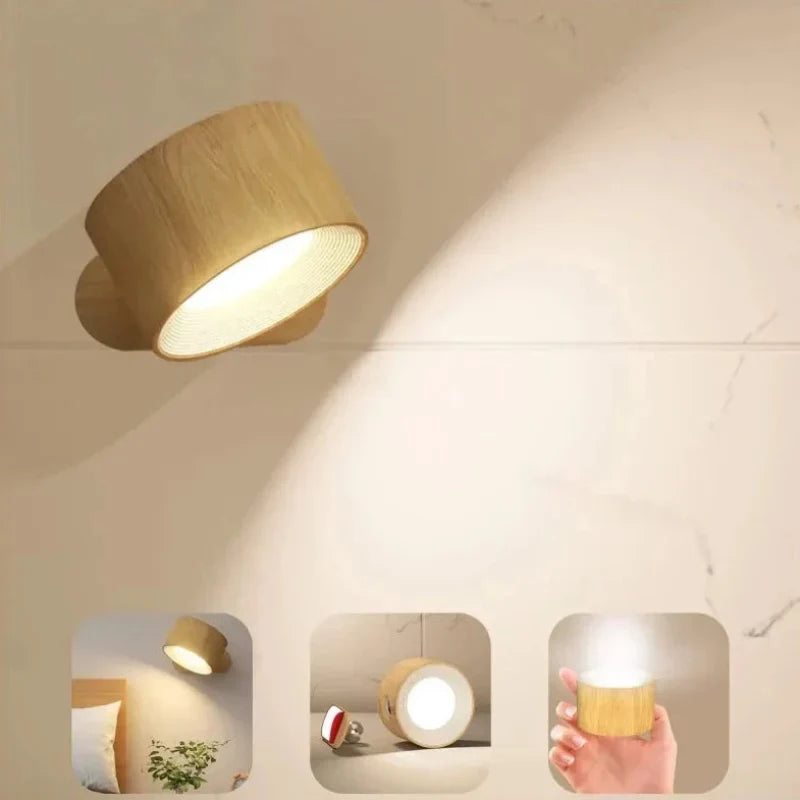 Magnetic Mount Wall Light Dimmable & Portable Illumination