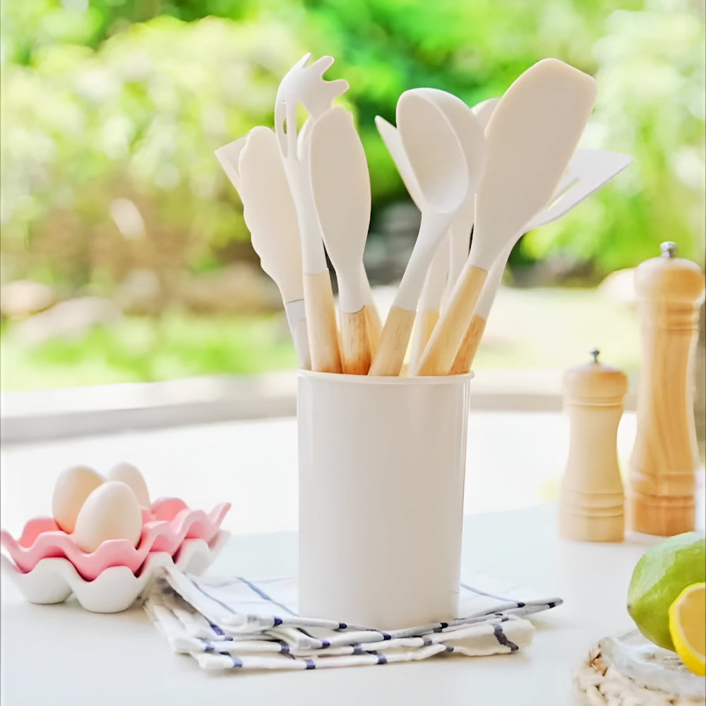 Complete Kitchen Utensils Set Heat‑Resistant Non‑Slip Cooking Tools