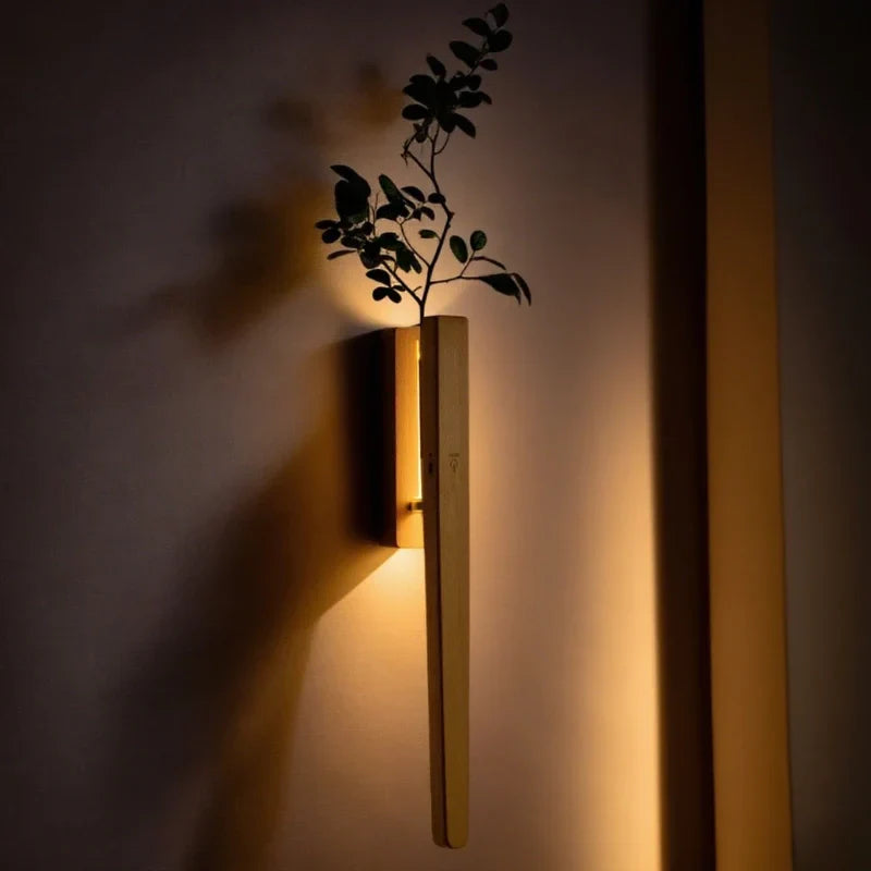 Wall Lights with Built‑In Vase & Adjustable Glow