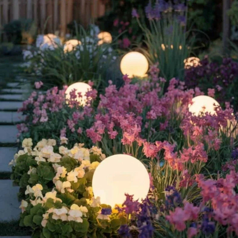 Spherical Garden Light Colour‑Changing LED