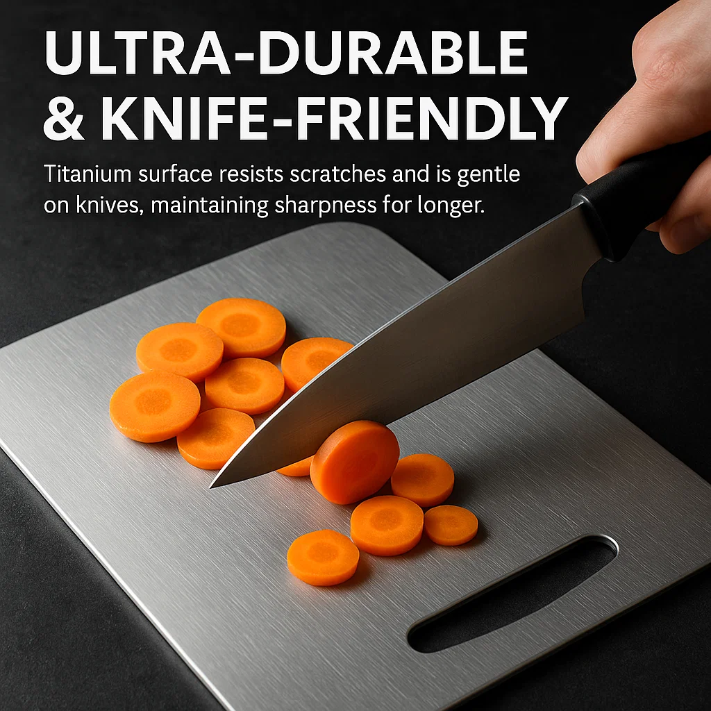 Scratch‑Resistant Kitchen Cutting Board Odour‑Free & Dishwasher Safe