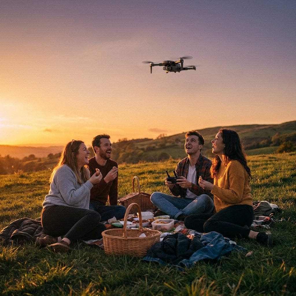 Camera Drone Quadcopter 8K 3-Axis Gimbal Foldable Portable GPS Photography