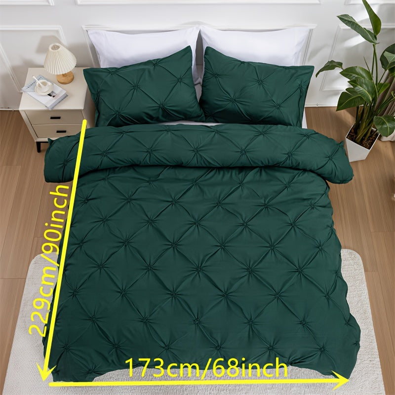 Elegant Pintuck Quilts Bedding Set