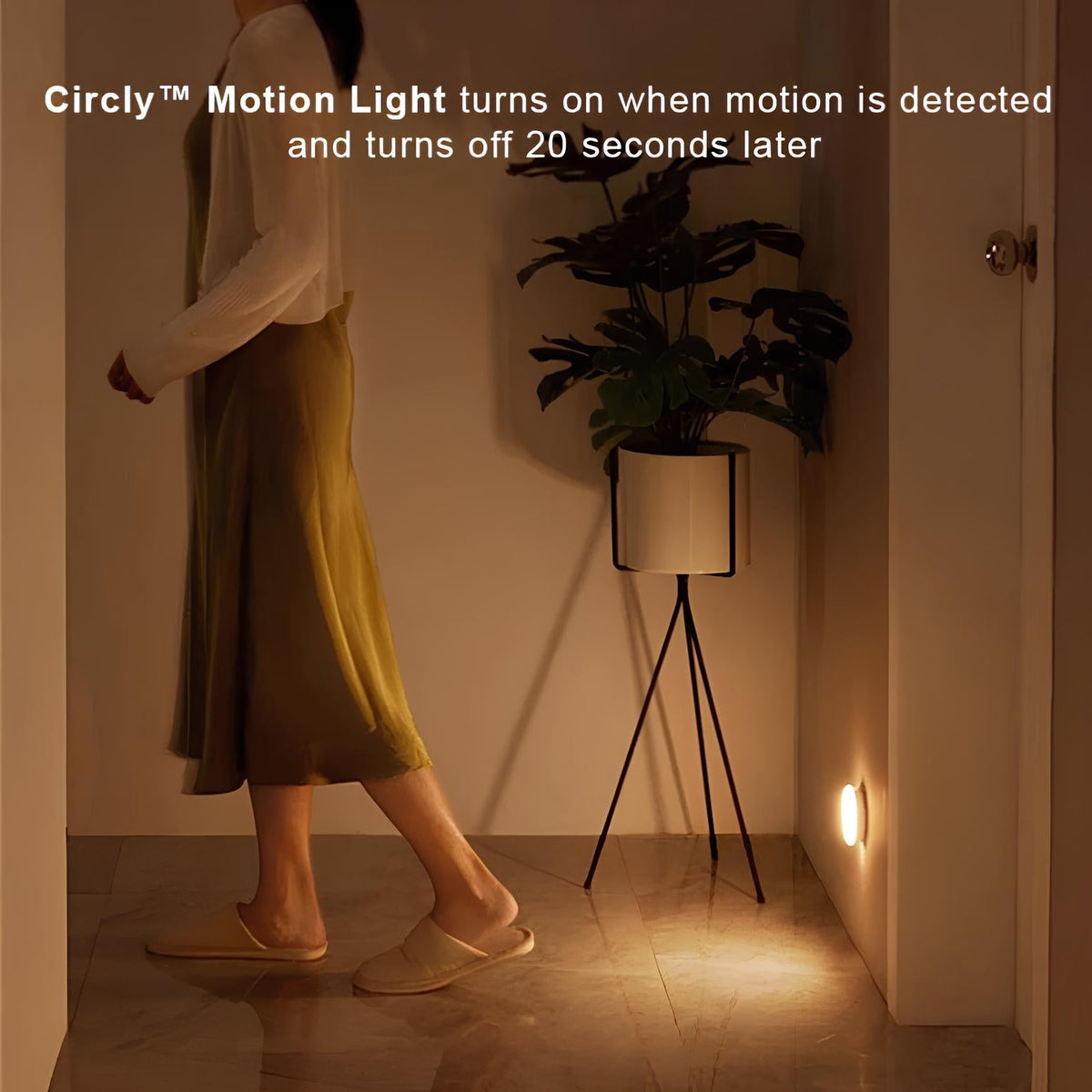 Automatic Motion Detection Light Compact Indoor Illumination