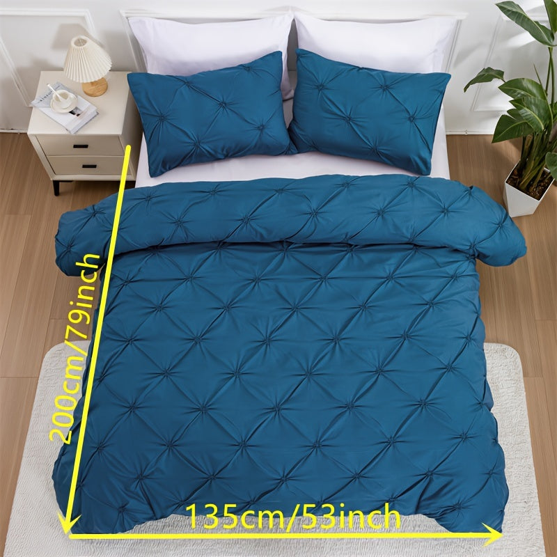 Elegant Pintuck Quilts Bedding Set